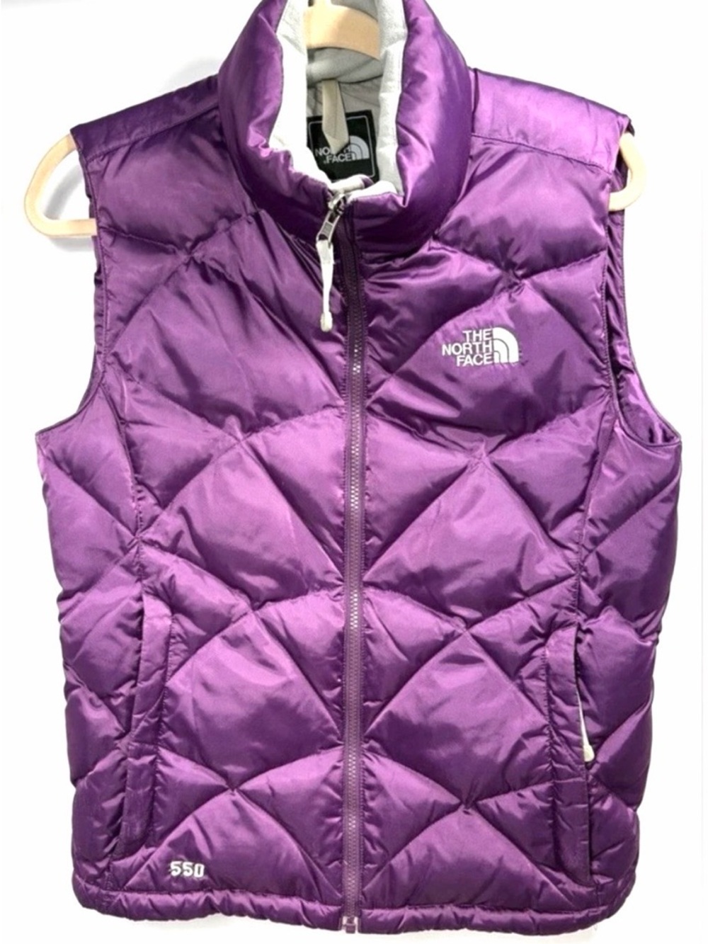 The North Face 550 Fill Down Vest Women's Plum Purple
Puffer Full Zip Sz M